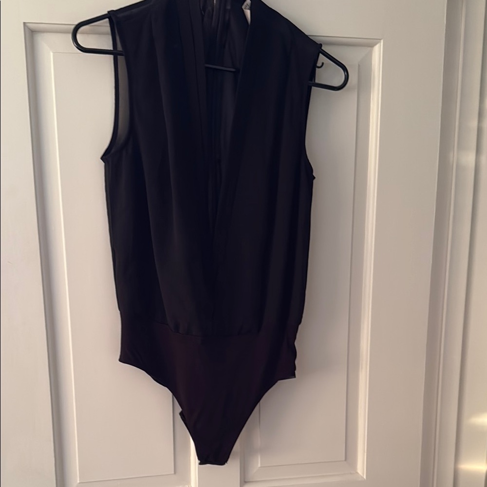 H&M Black Sleeveless Bodysuit